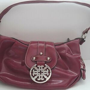 Treviso 2 Compartment Small Burgundy Women's Purse